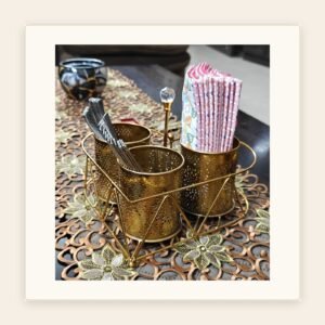 Jali Three-Cup Caddy